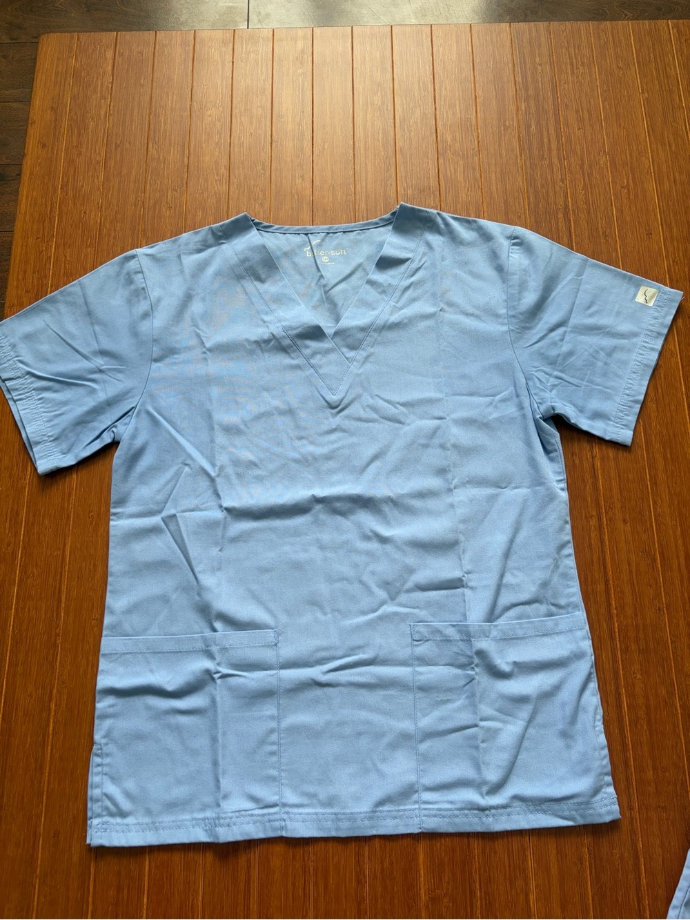 Butter Soft Scrubs by Uniform Advantage - Ceil Blue Scrubs Lot - Picture 2 of 10